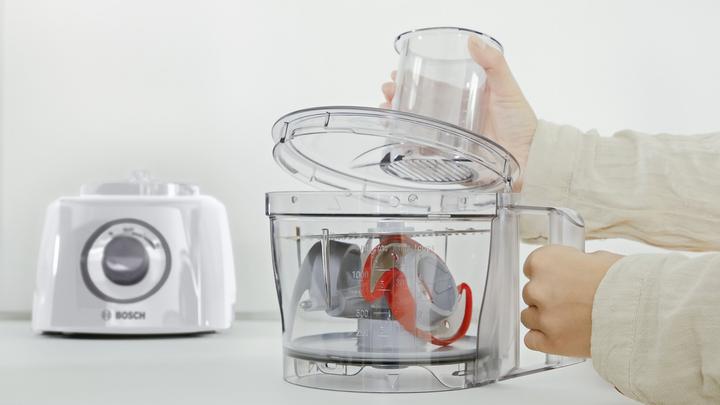 Actual product image Bosch Hausgeräte Food Processor, MultiTalent 3 - MCM3110W - White (1000 ml, 800 W)