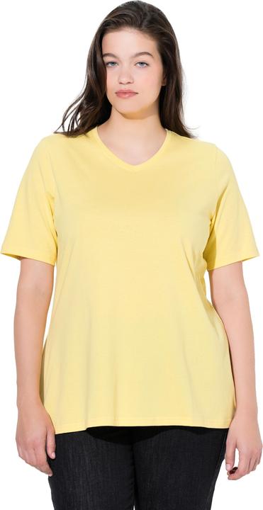 Actual product image Ulla Popken 2 Pack of Eco Cotton Basic Tees (56)