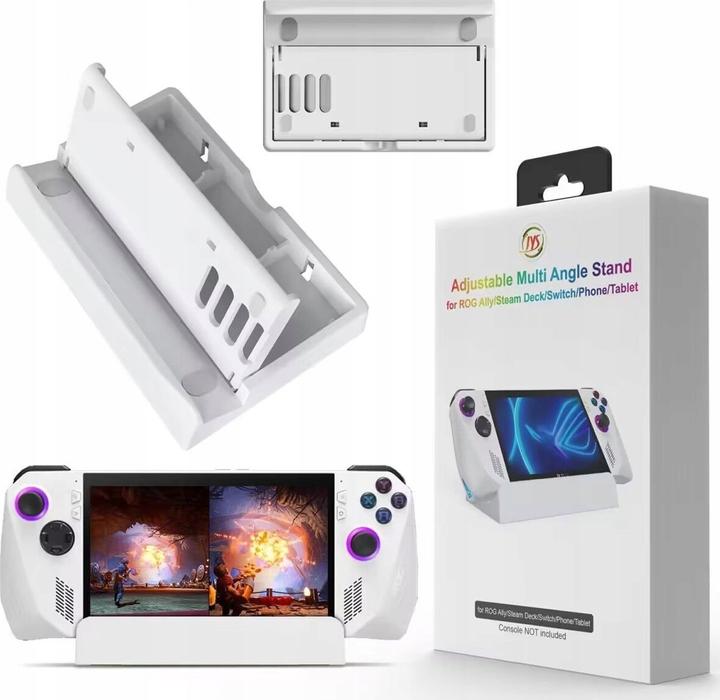 Produktbild JYS Podstawka Stojak Uchwyt Statyw Do Asus Rog Ally / Steam Deck / Nintendo Switch Oled Lite / Jys-ra001 (Switch Lite, Switch OLED)