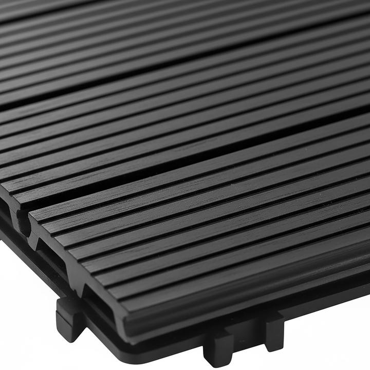 Actual product image Relaxdays WPC tiles (6x, 60 x 30 cm)