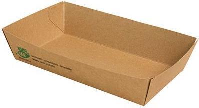 Papstar Snacktrays "pure" "100% Fair" gross (80 x)