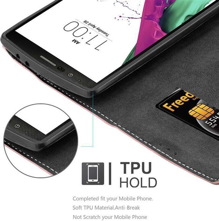 Actual product image Cadorabo Book X Wallet Cover (Motorola Moto G4 Plus, Motorola Moto G4)