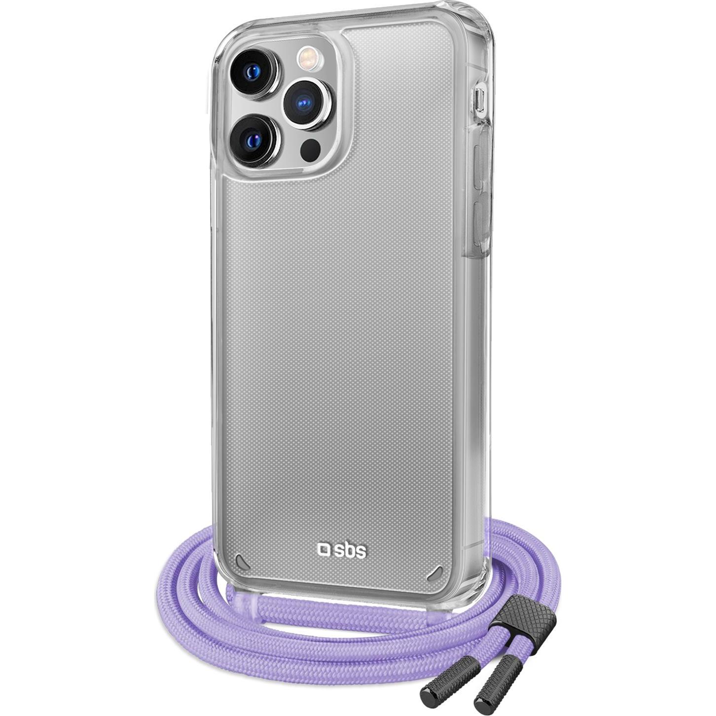 SBS Schutzhülle (Apple iPhone 13 Pro), Smartphone Hülle, Violett, Transparent