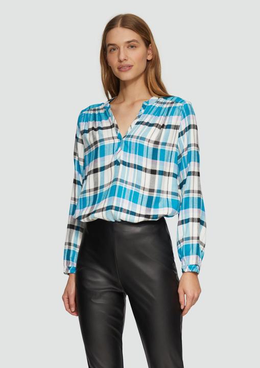 Produktbild S.Oliver Bluse Softe Langarmbluse mit Smok-Details (44)