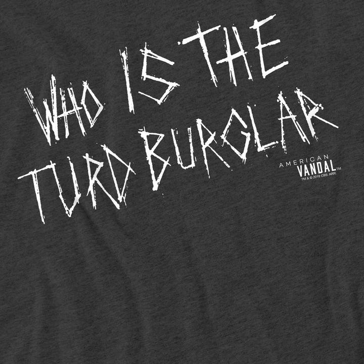 Actual product image American Vandal Unisex Adult Turd Burglar T-Shirt (XL)