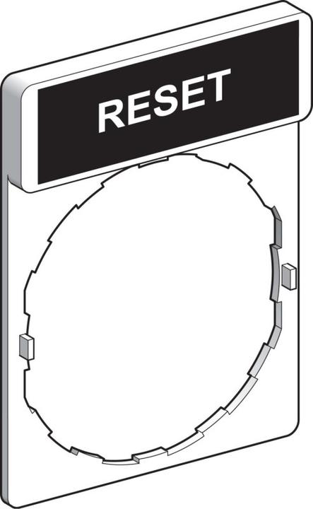 Produktbild Schneider Electric Legend Holder 30x40mm RESET(8x27mm)