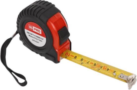 Produktbild RS PRO Massband, L. 5m 19 mm metrisch/zöllig Offen (5 m)