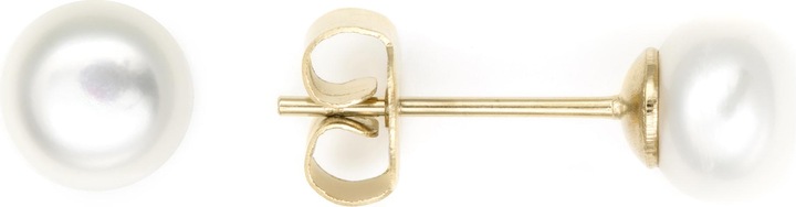 Produktbild Heideman Perlohrstecker 10mm goldfarbend (100% Edelstahl)