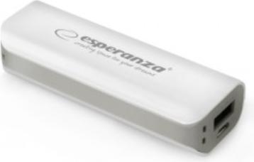 Produktbild Esperanza Powerbank Joule 2200 mAh Biało-szary (2200 mAh)