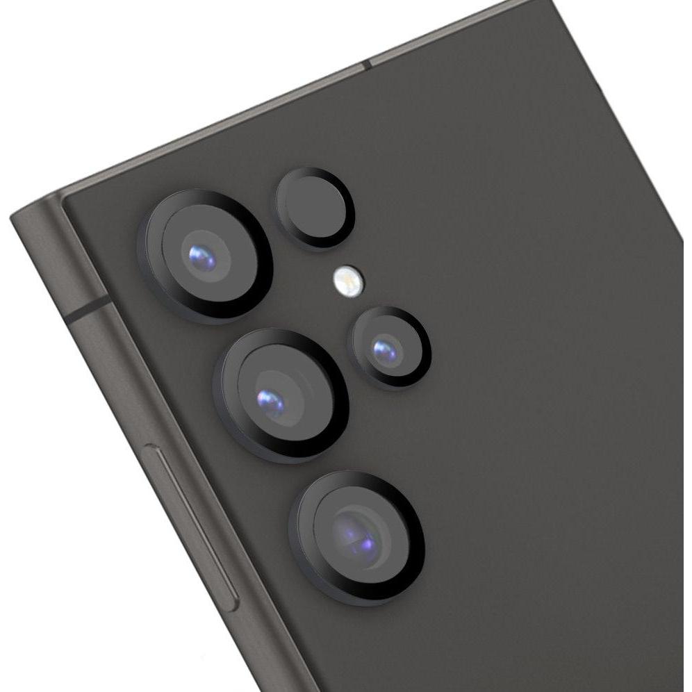 Obal:Me Objektivschutz für Samsung Galaxy S24 Ultra Titanschwarz (Samsung Galaxy S24 Ultra), Pellicola protettiva smartphone, Nero