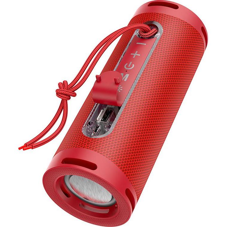 Thumbnail - Hoco HC9 Dazzling Pulse Sports, 10W, TWS, RGB, Rot, Bluetooth Lautsprecher, Rot