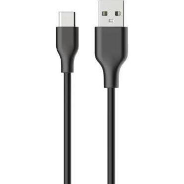 Konrow KCATCPB1- Cavo da USB Tipo C a Tipo A (1m, 3A, nero) - Confezione originale (1 m), Cavo USB