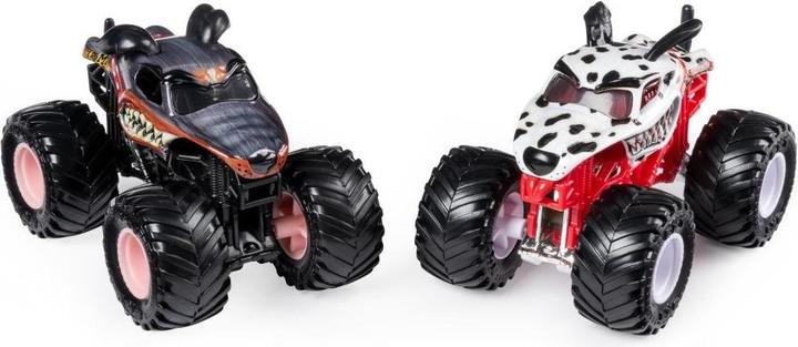 Produktbild Monster Jam - 1:64 Die Cast 2 pack - Monster Mutt Vs Monster Mutt Dalmatian