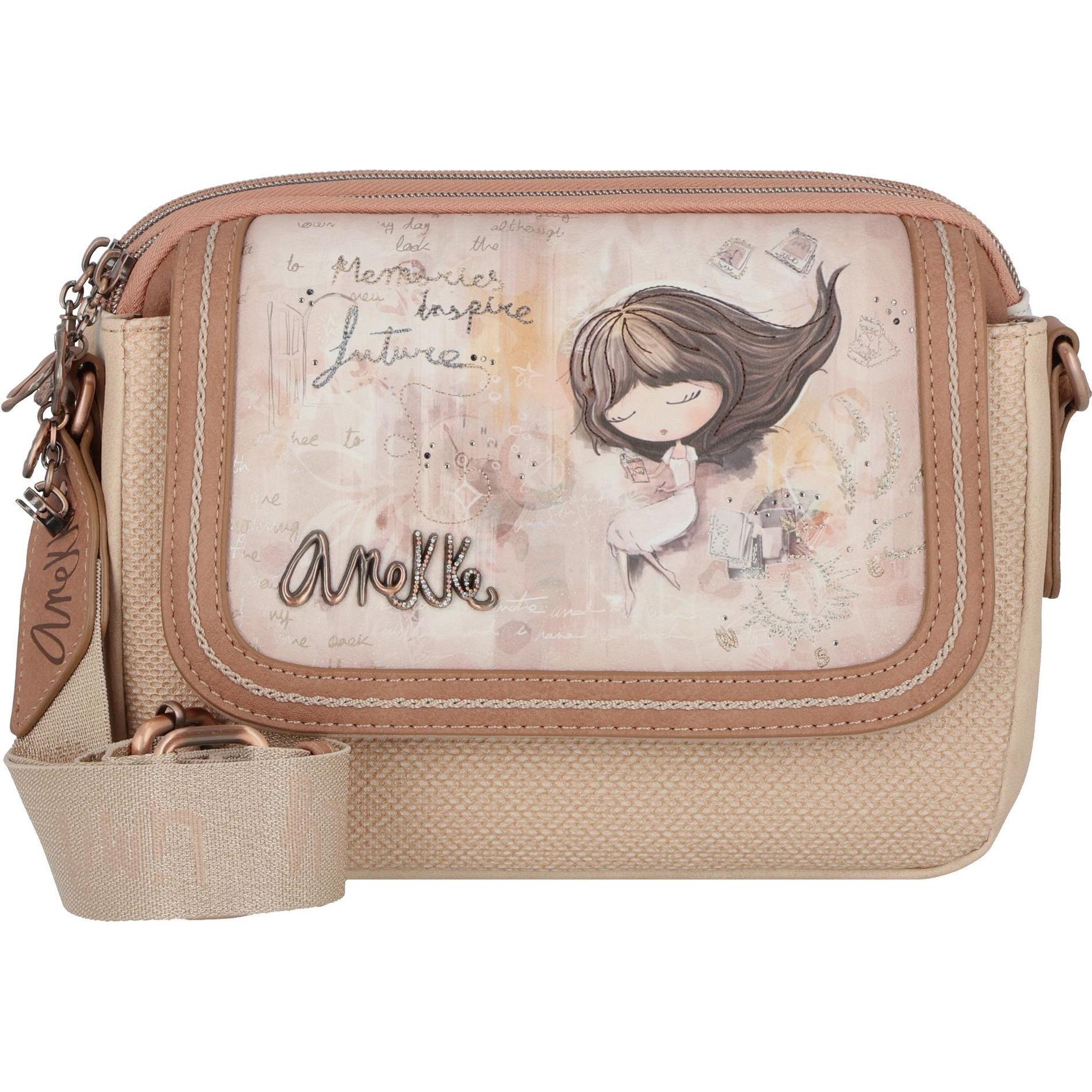 Anekke, Handtasche, Nature Umhängetasche 23 cm, Mehrfarbig