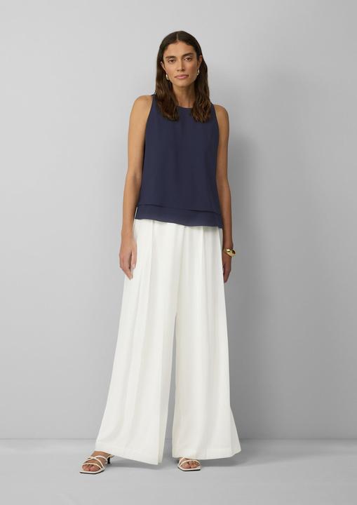 Image du produit S.Oliver Hose Wide-Leg-Hose aus Crêpe mit Falten (46)