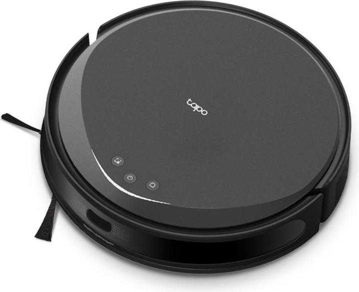 Actual product image TP-Link Tapo RV20 Max, Bagless, Black, Round, Charging, 55 dB, 0.3 L (5300 Pa, Wiping cloth)