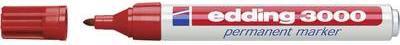 Produktbild Edding Permanent Marker 3000 (Rot, 3 mm, 1 x)