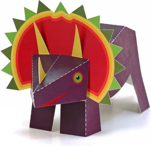 Produktbild Pukaca Papierspielzeug. Maxi Triceratops