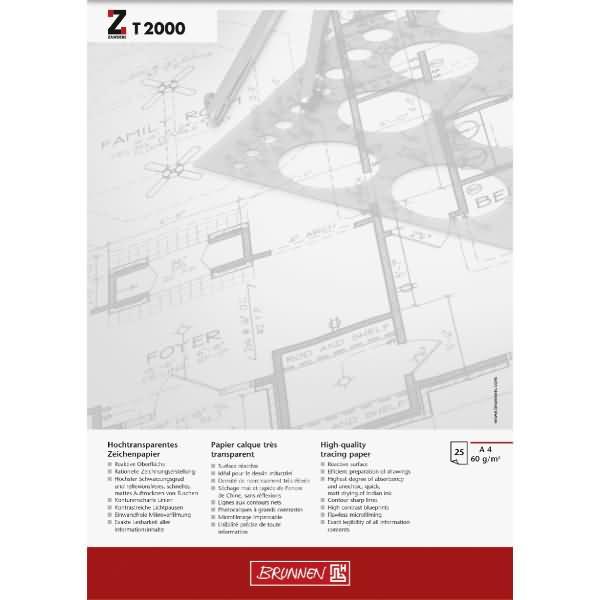 Produktbild Transparentpapier 60 g/qm, 25 Blatt (A4)