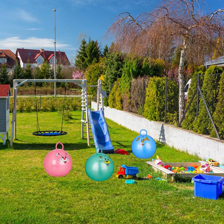 Image du produit Relaxdays Ballon sauteur gonflable, motivé