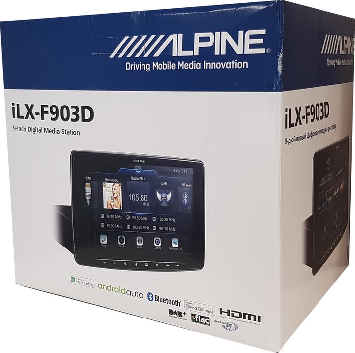 Actual product image Alpine iLX-F903D (Android car, Apple Carplay)