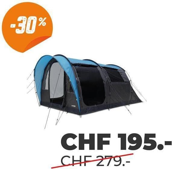 Immagine prodotto Annjuk Nael 4 (Tenda a tunnel, 13 kg, 4 persone)