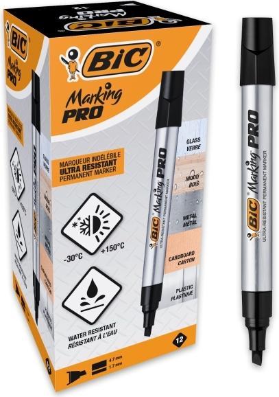 Actual product image Bic 964802 (Black, Silver, 12 x)