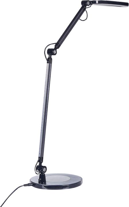 Produktbild Beliani Schreibtischlampe LED Metall schwarz 80 cm verstellbar GRUS (910 lm)