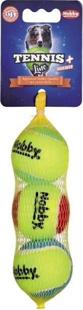 Actual product image Nobby Tennis ball with squeaker (Ball toy dog)