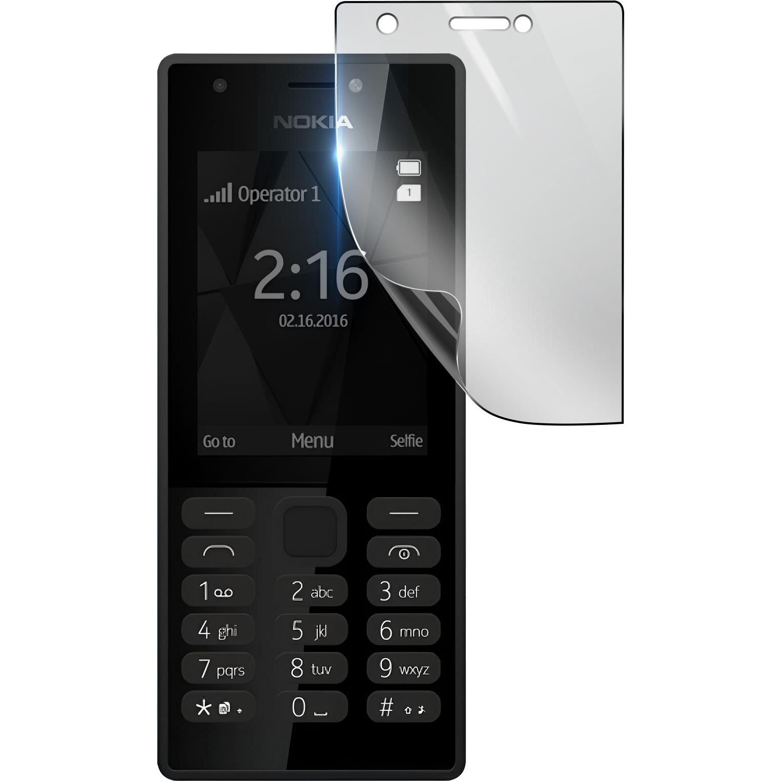 3MK Hydrogel Bildschirmfolie für Nokia 216 (1 Stück, Nokia 216), Smartphone Schutzfolie, Transparent