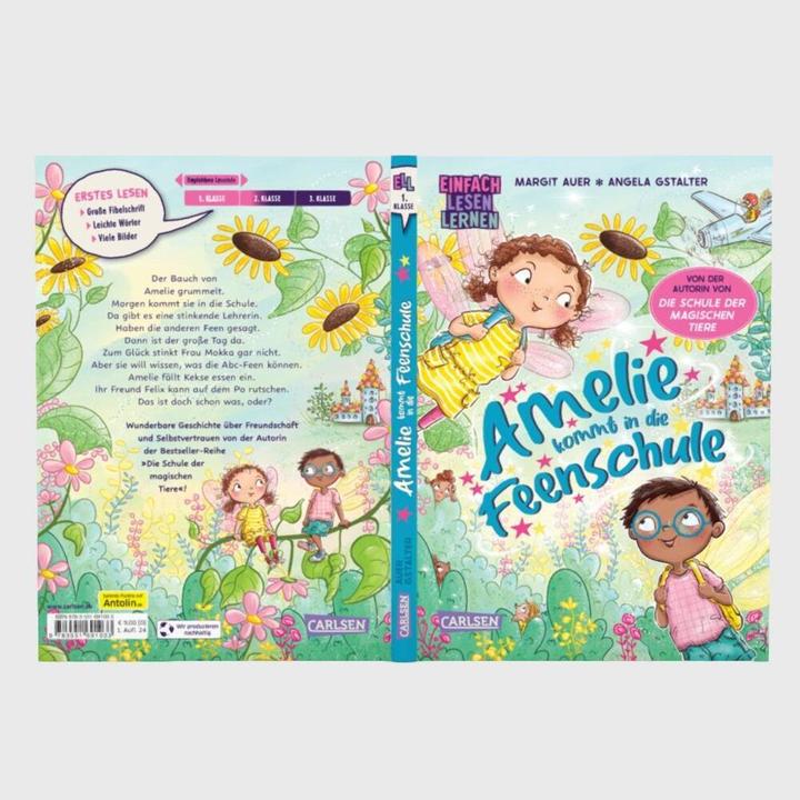 Produktbild Amelie kommt in die Feenschule (Deutsch, Angela Gstalter, Margit Auer, 2024)