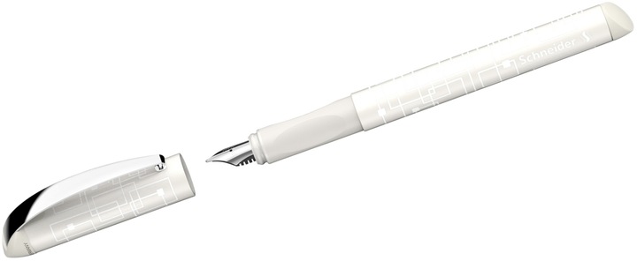 Produktbild Schneider Füllfederhalter GLAM VIP, Kunststoffkörper weiss, blaue Tinte (Elfenbein, 1 x)