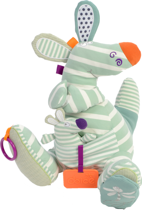 Actual product image Dolce Toys Kangaroo