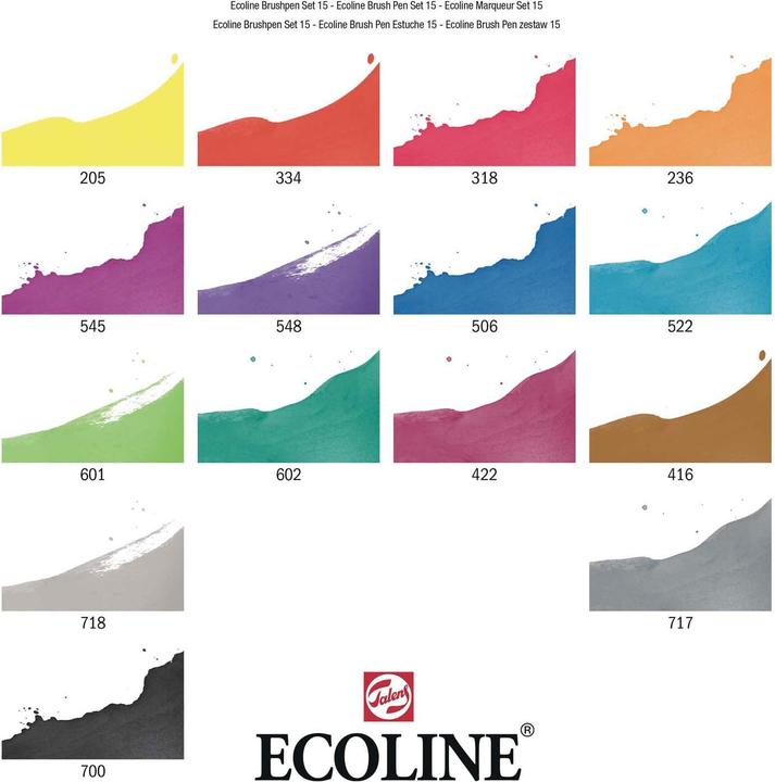 Actual product image Talens Ecoline (15 x)