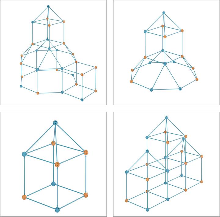 Actual product image Relaxdays 132-piece construction toy set