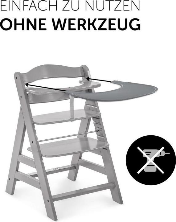 Produktbild Hauck Hochstuhl-Zubehör 5-tlg. Essbrett-Set für Alpha Plus - Click Tray +