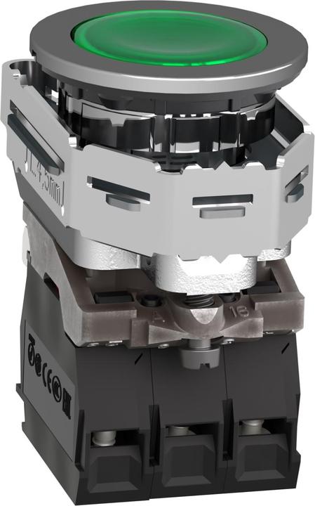 Actual product image Schneider Electric Illuminated pushbutton Harmony XB4F, 30mm, XB4FW33B5