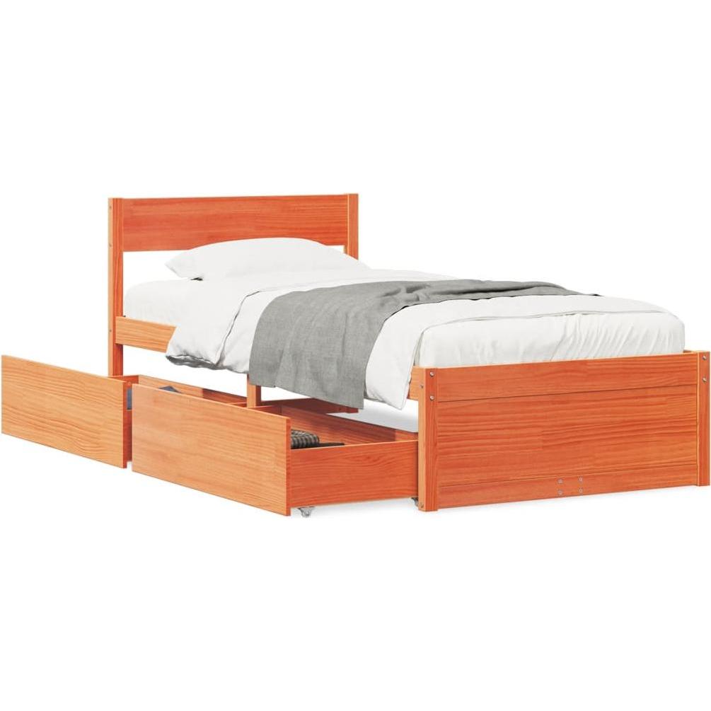 VidaXL, Bett, Kitti (90 x 190 cm)