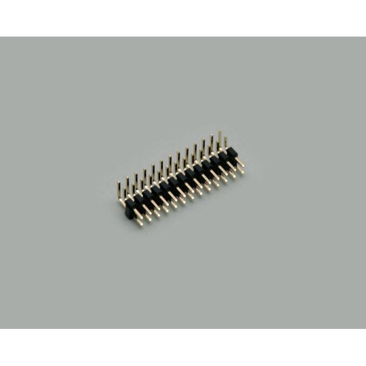 BKL Electronic Stiftleiste (Standard) Anzahl Reihen: 2 Polzahl je Reihe: 13 1012, Elektronikkabel + Stecker, Schwarz