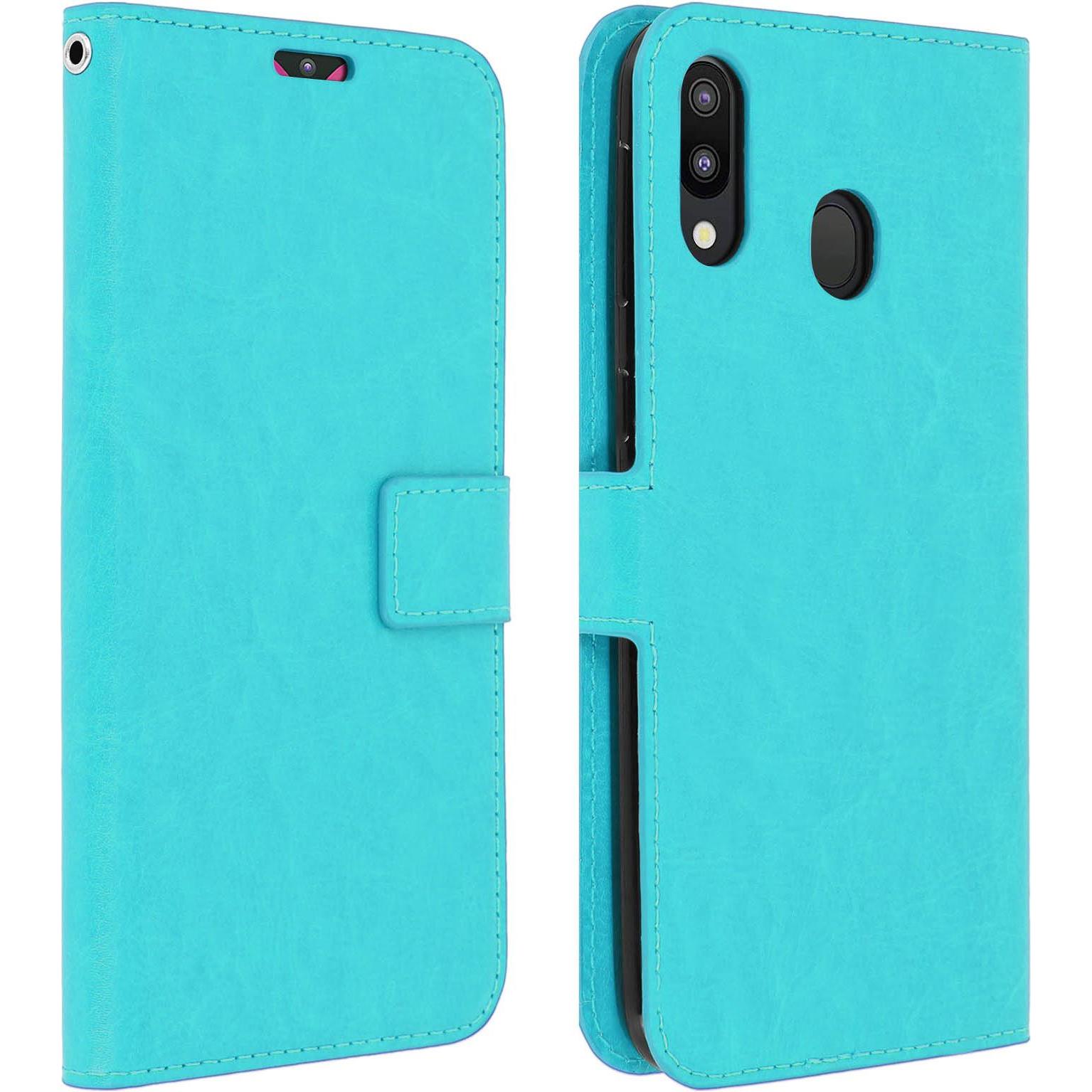 Thumbnail - Avizar Vintage Series (Samsung Galaxy M20), Smartphone Hülle, Blau