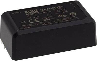 Actual product image MeanWell MPM-30-12 Power Supply & Voltage Converter 30 W