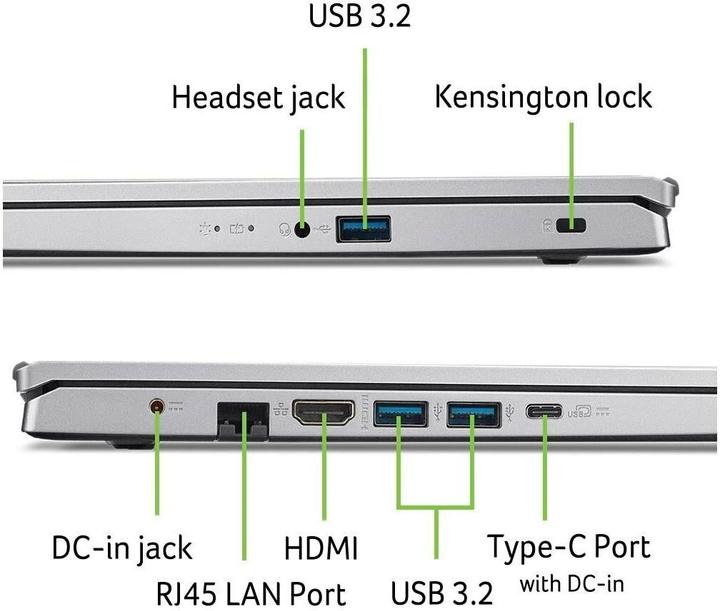 Immagine prodotto Acer Aspire Go 15 (15.60", 512 GB, 16 GB, Svizzera, AMD Ryzen 7 5825U)