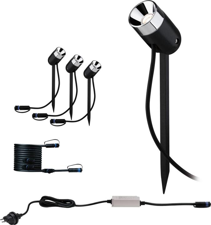 Actual product image Paulmann Outdoor Plug & Shine Pike Starter Set (340 lm, IP65)