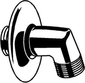 Produktbild Kludi Wandanschlussbogen DN 15 chr