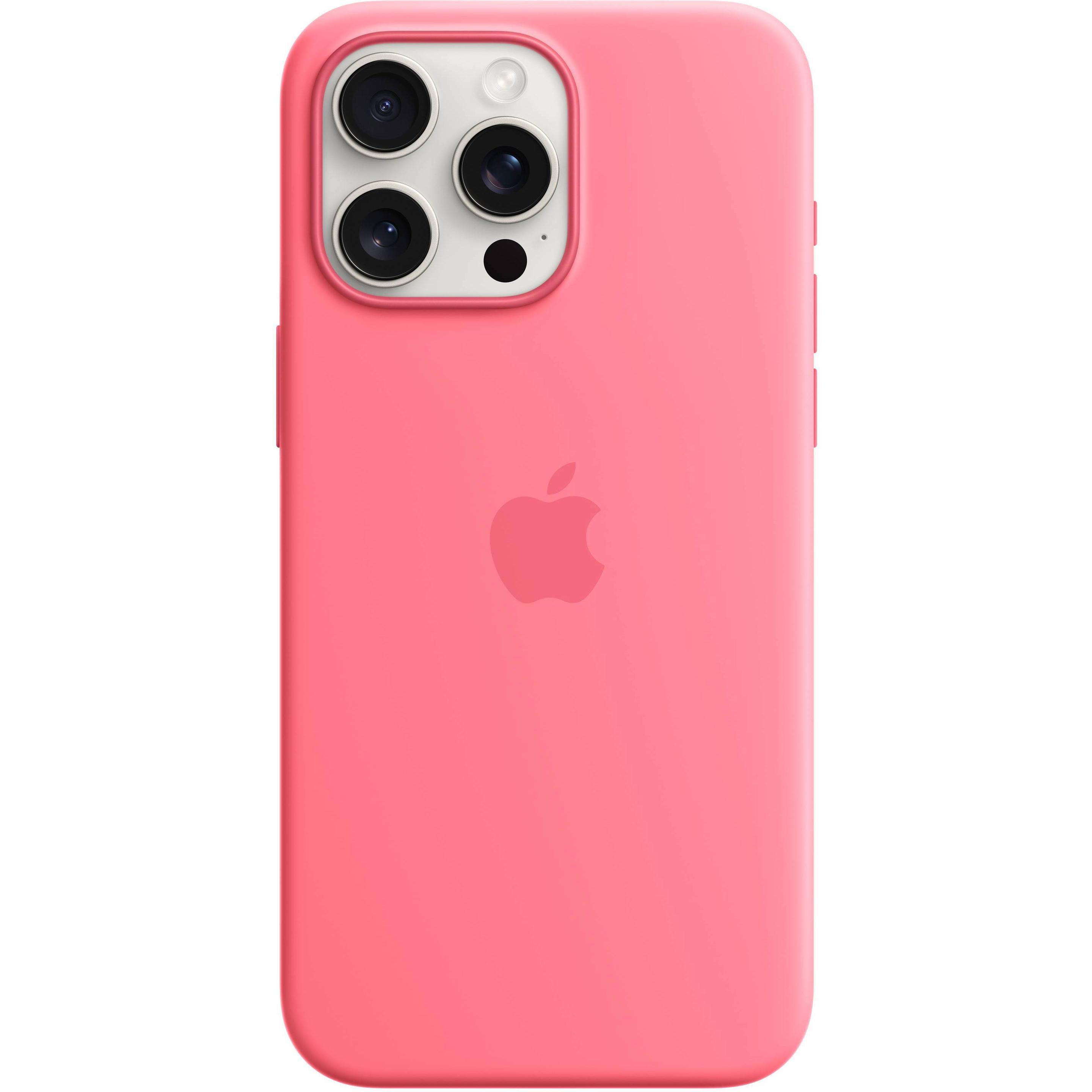Apple Silicone Case with MagSafe (Apple iPhone 15 Pro Max), Smartphone Hülle, Pink
