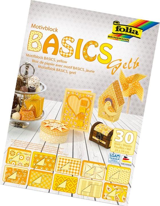 Produktbild Folia Motivblock Basics (270 g/m², 30x)