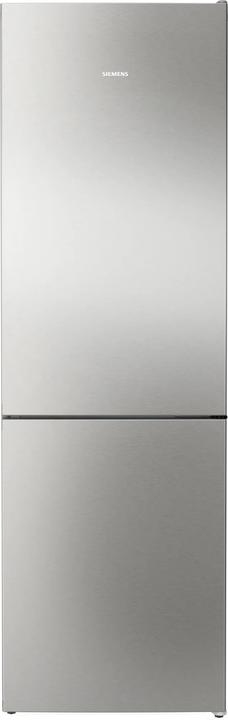 Actual product image Siemens iQ300, Freestanding fridge-freezer combination with freezer section below, 186 x 60 cm, stainless (321 l)