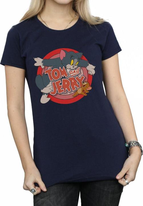 Actual product image Tom & Jerry Womens/Ladies Catch Cotton T-Shirt (XXL)