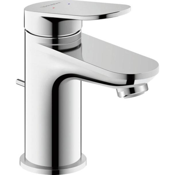Thumbnail - Duravit, Badarmatur, Wave Einhebel-Waschtischmischer, Ausladung 95 mm, mit Ablaufgarnitur, WA10100010