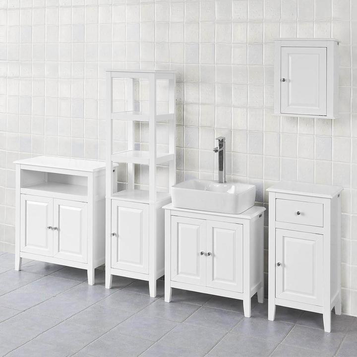 Actual product image SoBuy Vanity unit white Bathroom cabinet (60 x 30 x 62 cm)
